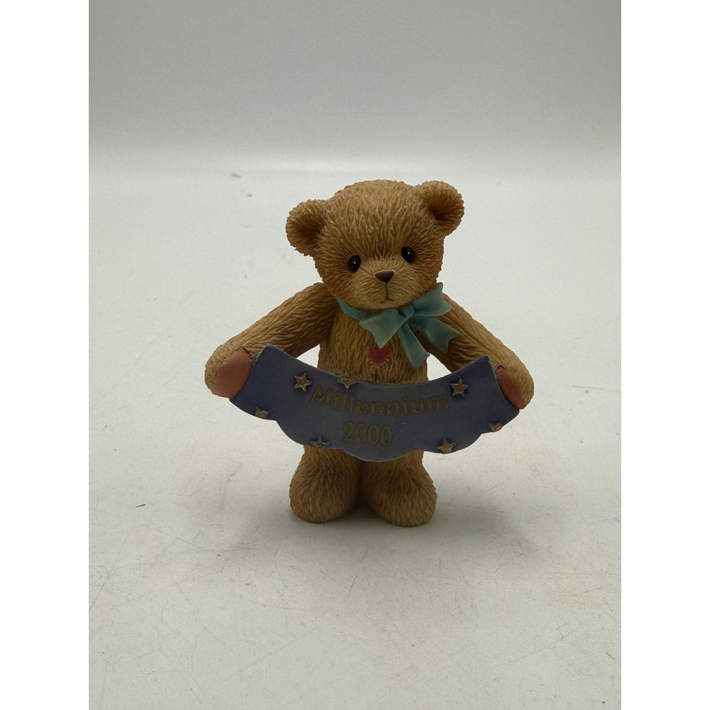 Cherished Teddies Millennium 2000 Avon Figurine 663883A Priscilla Hillman Enesco